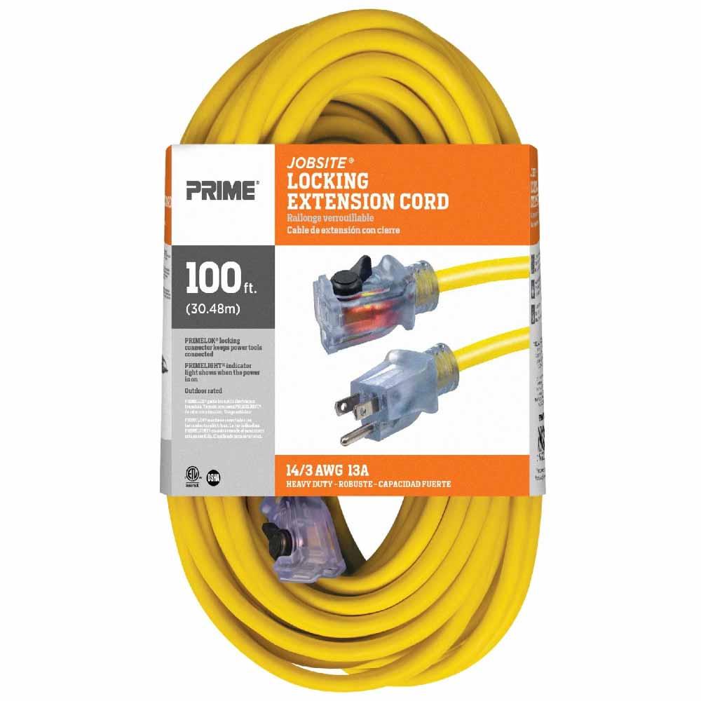 WEN 50 ft. 14-Gauge Heavy-Duty SJTW Outdoor 14/3 Extension Cord