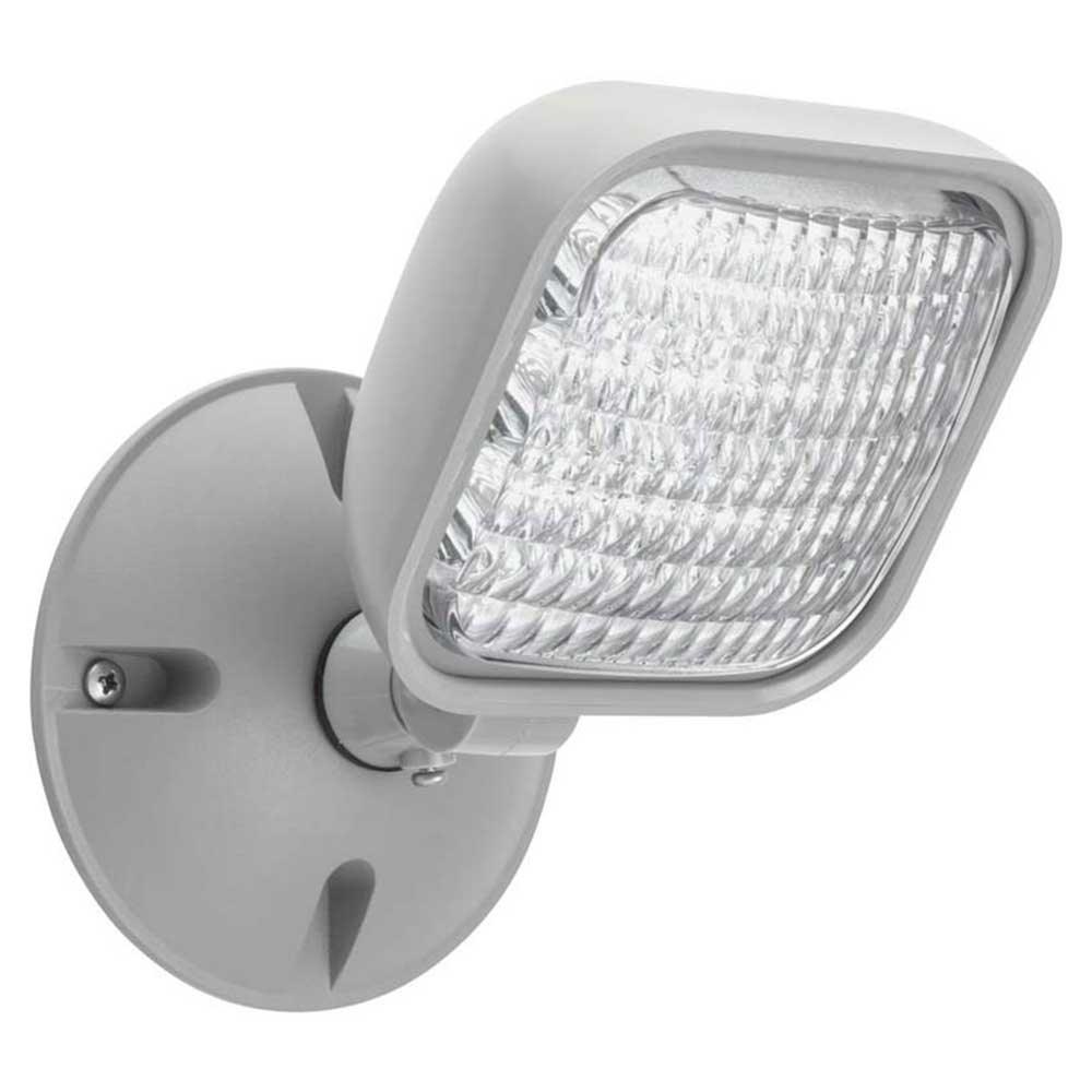 Lithonia Lighting Ere GY Sgl WP M12 Single Head Emergency, Gray