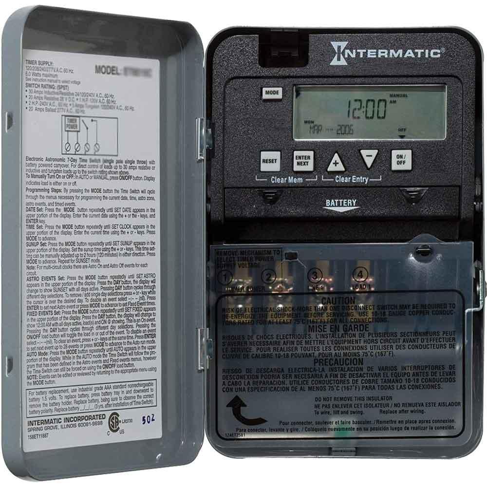 Intermatic ET1105C 24 Hour Electronic Time Switch