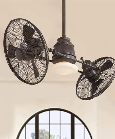 Dual Ceiling Fans - Bees Lighting