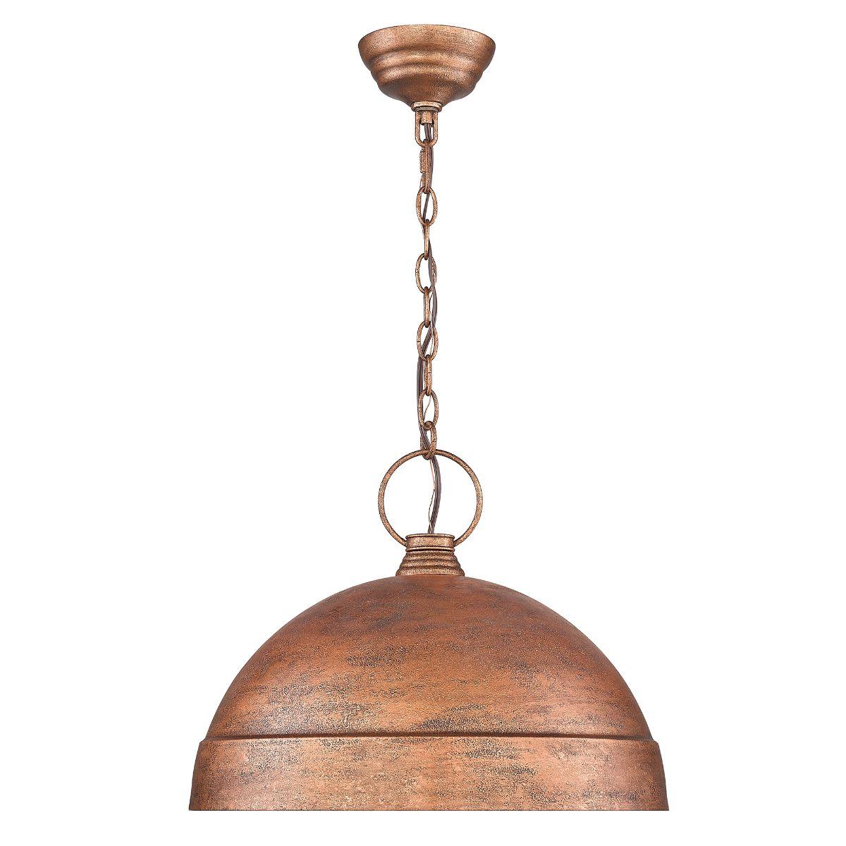 Lincoln 17 in. Pendant Light Copper Finish - Bees Lighting