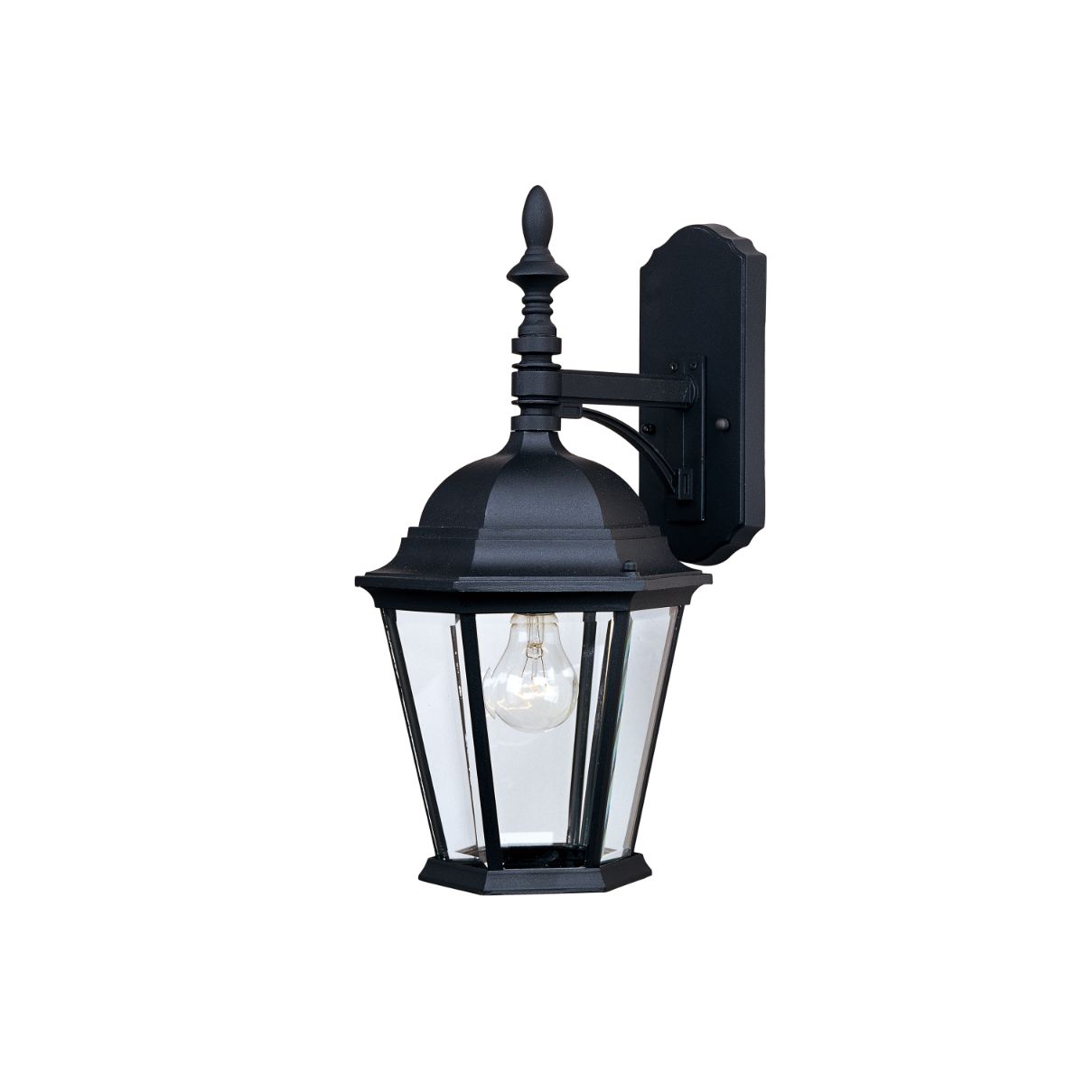 Westlake 19 in. Outdoor Wall Light Black Finish - Bees Lighting