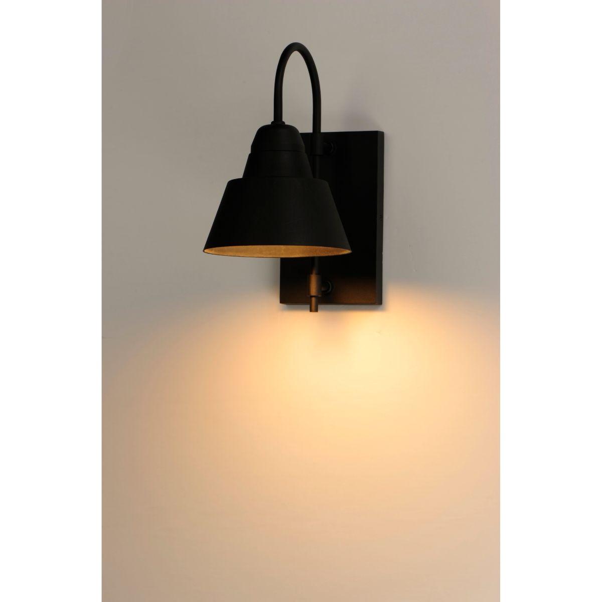 Shoreline 8 In. Outdoor Barn Light Black Finish - Bees Lighting