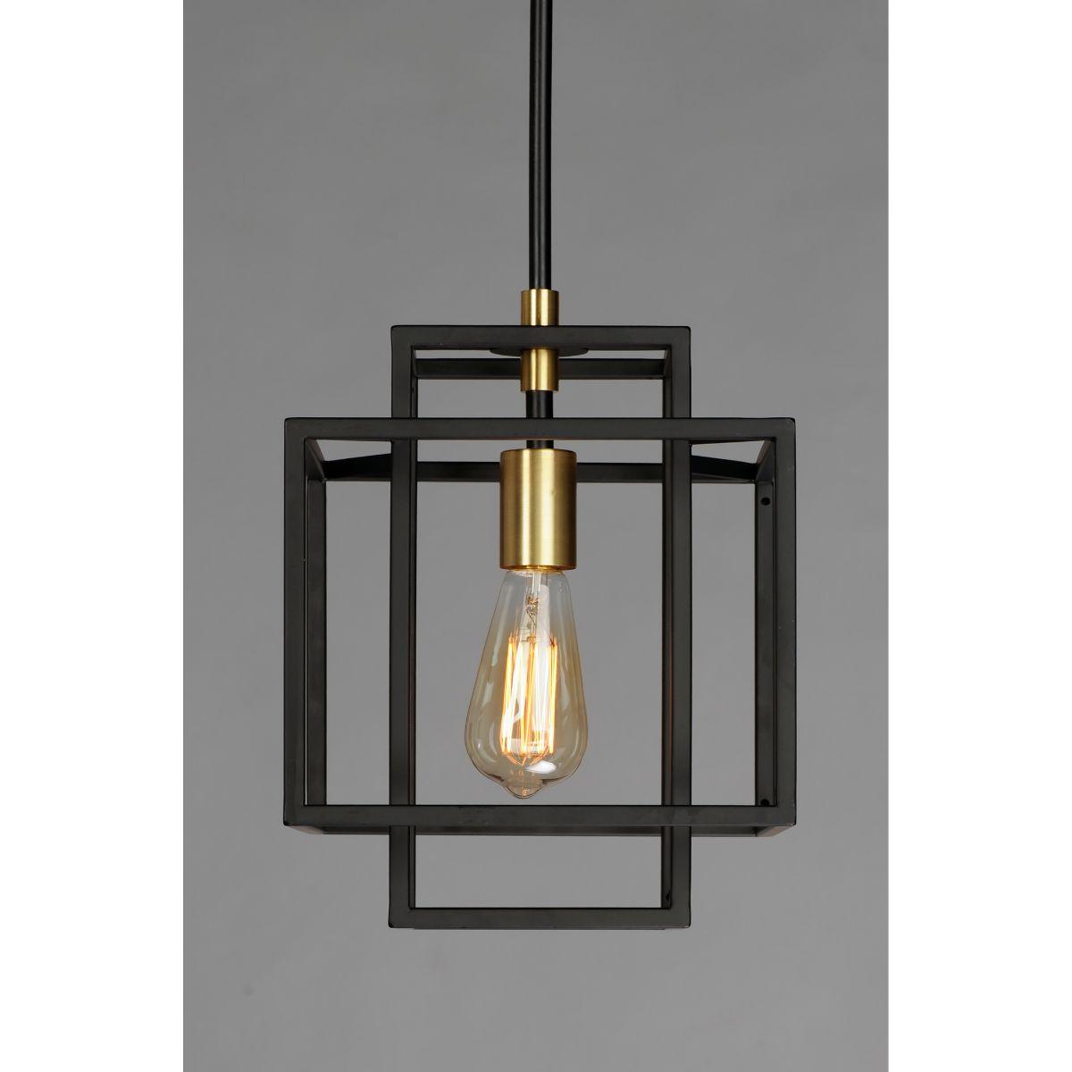 Liner 10 in. Pendant Light Black Finish - Bees Lighting