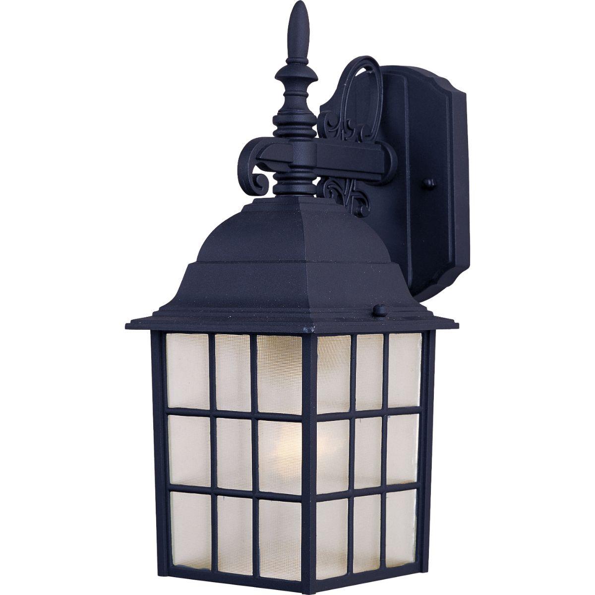 North Church 14 in. Outdoor Wall Light Black Finish - Bees Lighting