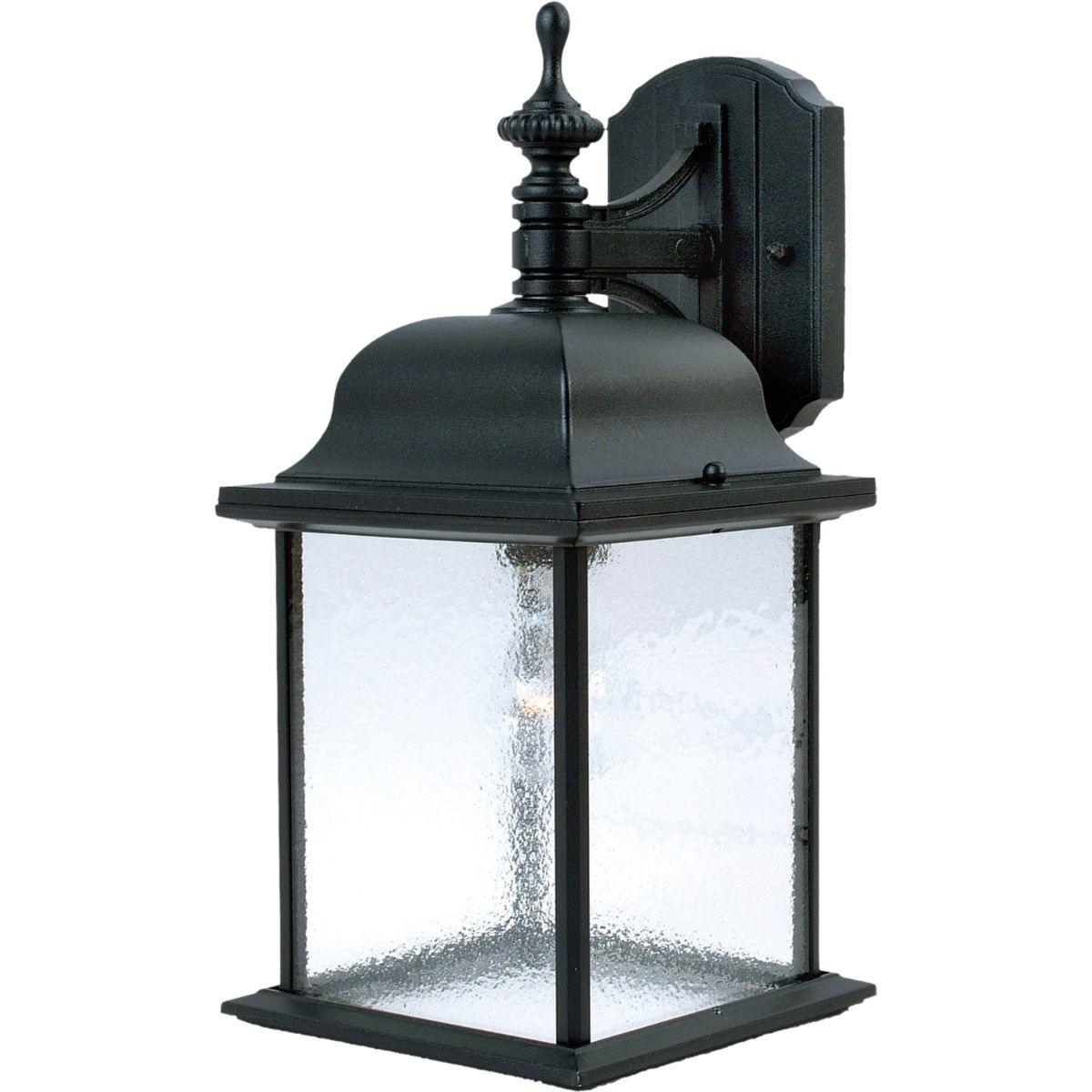 Senator 16 in. Outdoor Wall Light Black Finish - Bees Lighting