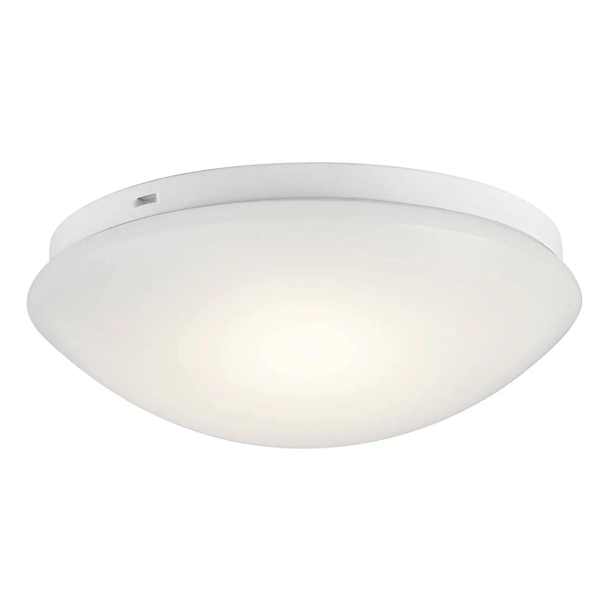 Ceiling Space 11 in. LED Ceiling Puff Light 120V, 3000K, 15W White Finish - Bees Lighting