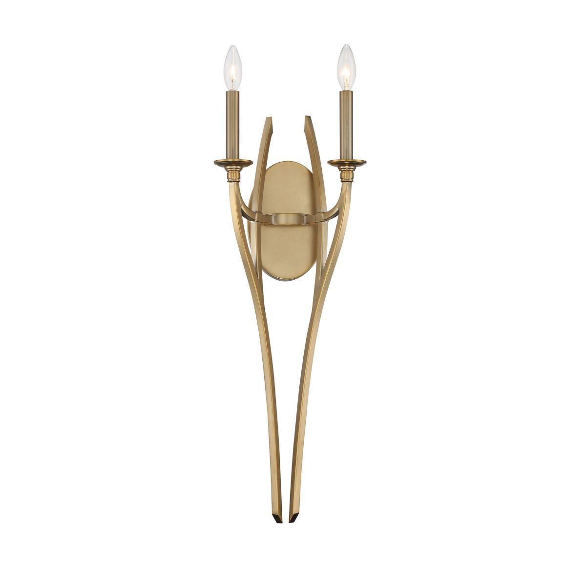 Covent Park 28 in. Armed Sconce Gold finish - Bees Lighting