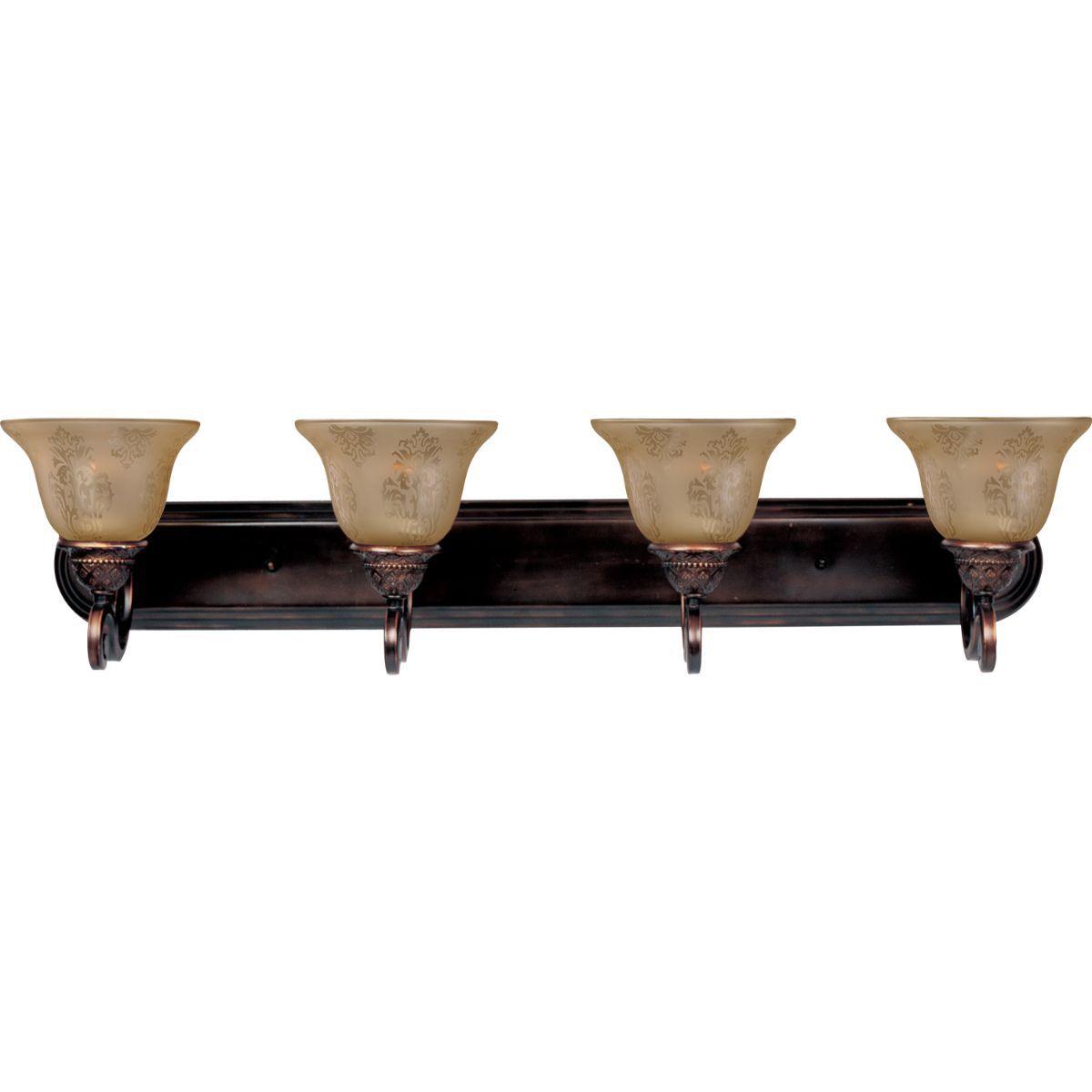 Symphony 37 in. 4 Lights Vanity Light Oil-Rubbed Bronze Finish - Bees Lighting