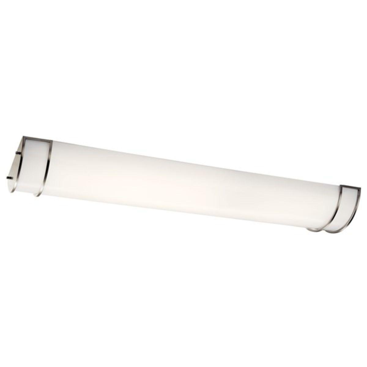 48 in. Linear LED Vanity Light Nickel Finish - Bees Lighting