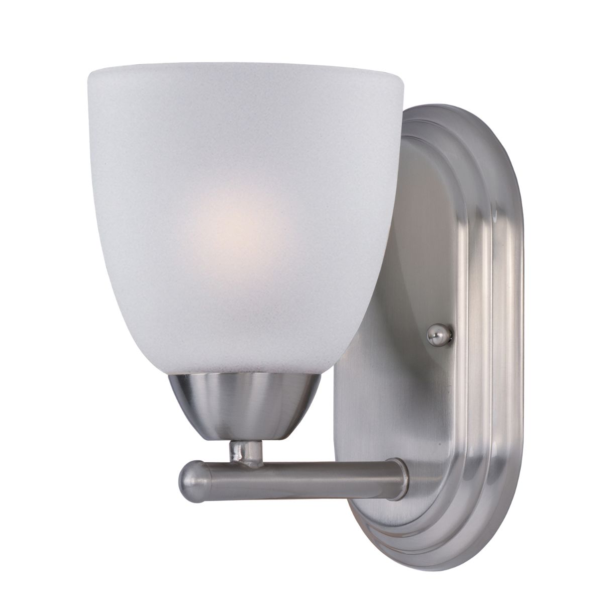 Axis 8 in. Armed Sconce Nickel Finish - Bees Lighting