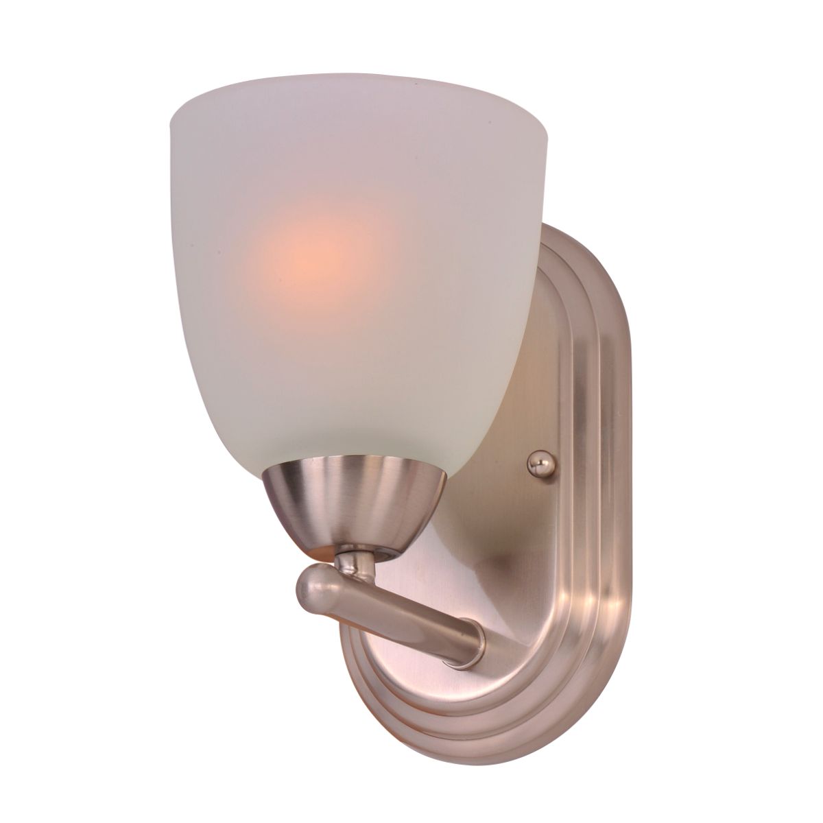 Axis 8 in. Armed Sconce Nickel Finish - Bees Lighting