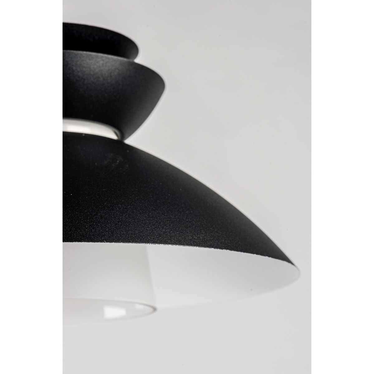 Nordic 8 in. Pendant Light Black Finish - Bees Lighting