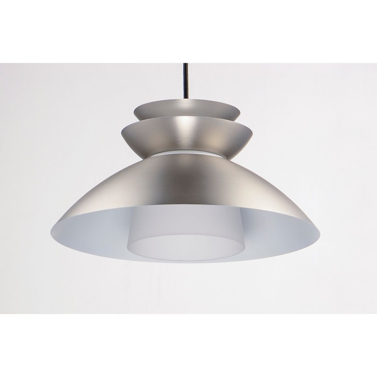 Nordic 8 in. Pendant Light Platinum Finish - Bees Lighting