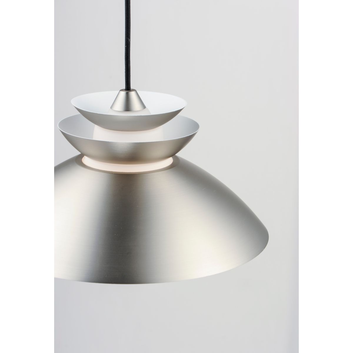 Nordic 8 in. Pendant Light Platinum Finish - Bees Lighting