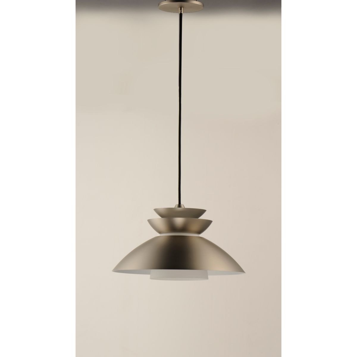 Nordic 8 in. Pendant Light Platinum Finish - Bees Lighting