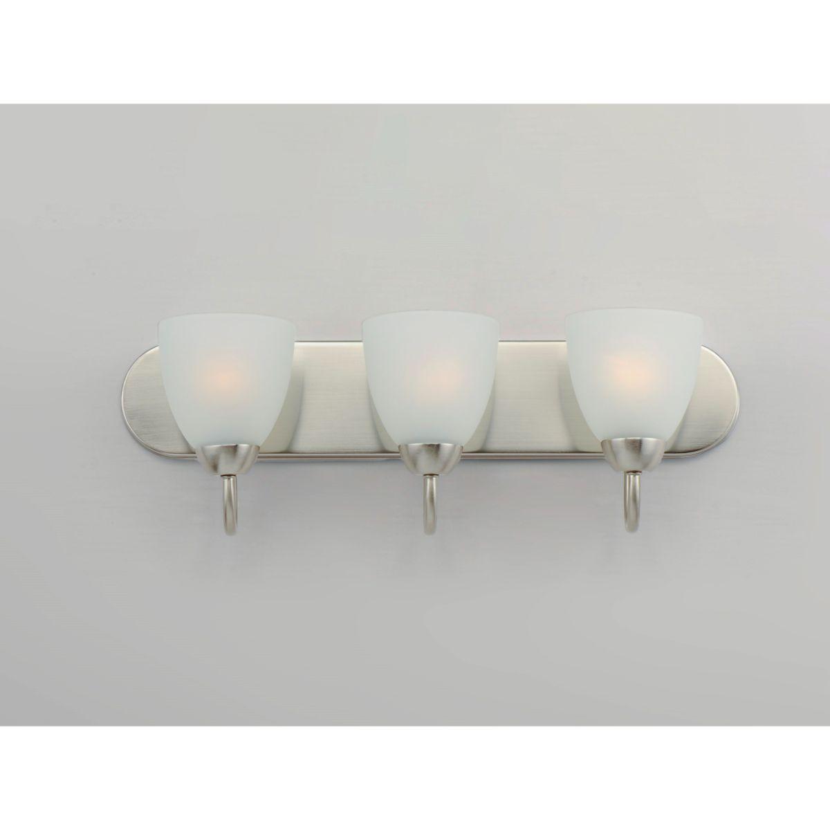 Axis 24 In. 3 Lights Vanity Light Nickel Finish - Bees Lighting