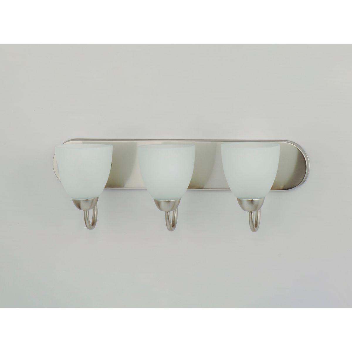 Axis 24 In. 3 Lights Vanity Light Nickel Finish - Bees Lighting