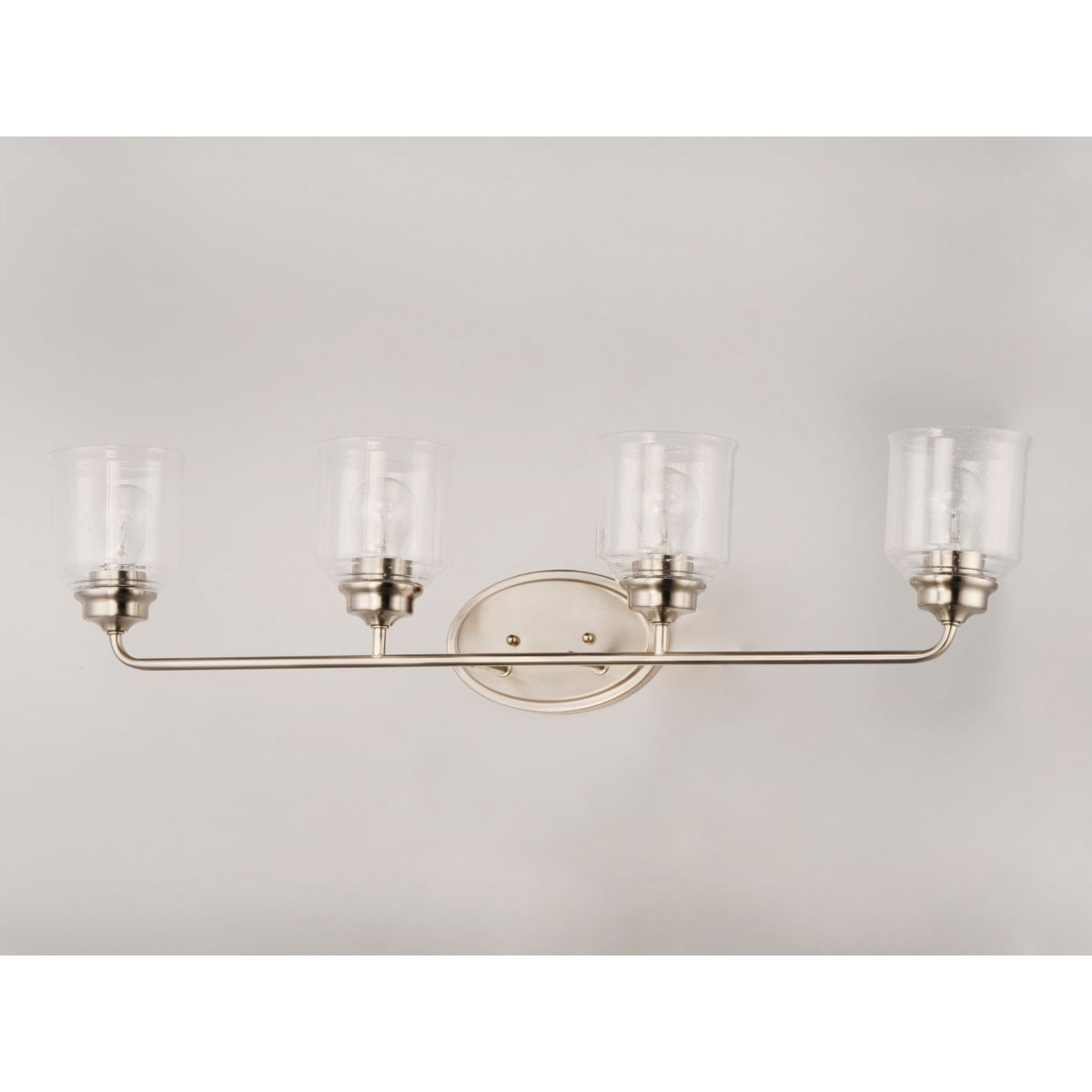 Acadia 35 in. 4 Lights Vanity Light Satin Nickel Finish - Bees Lighting