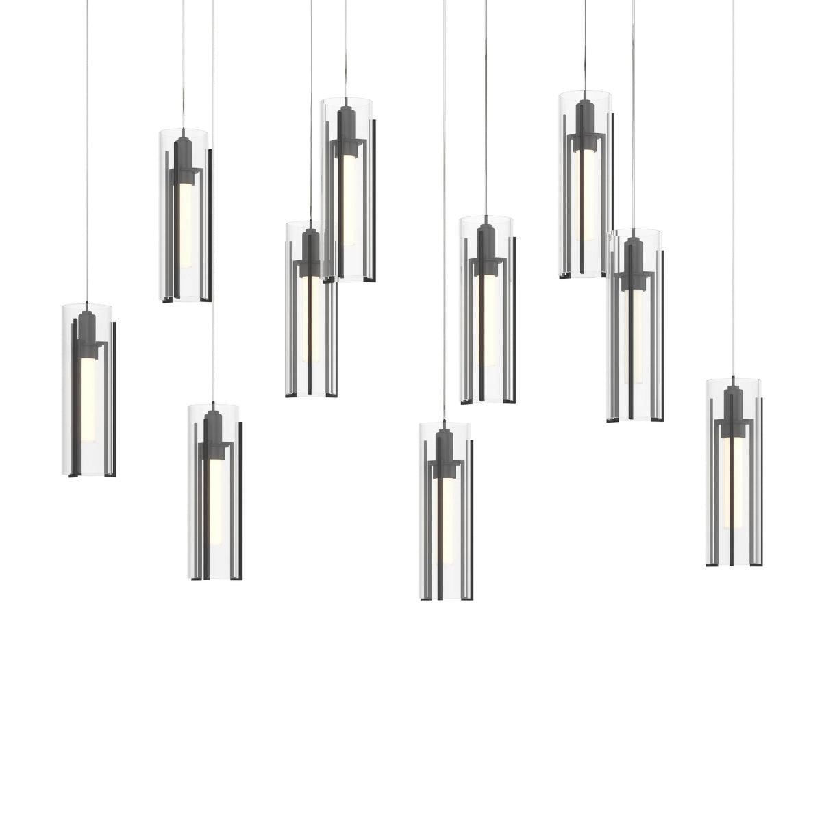 Exos 45 in. 10 Lights Linear Pendant Light with Long Height - Bees Lighting
