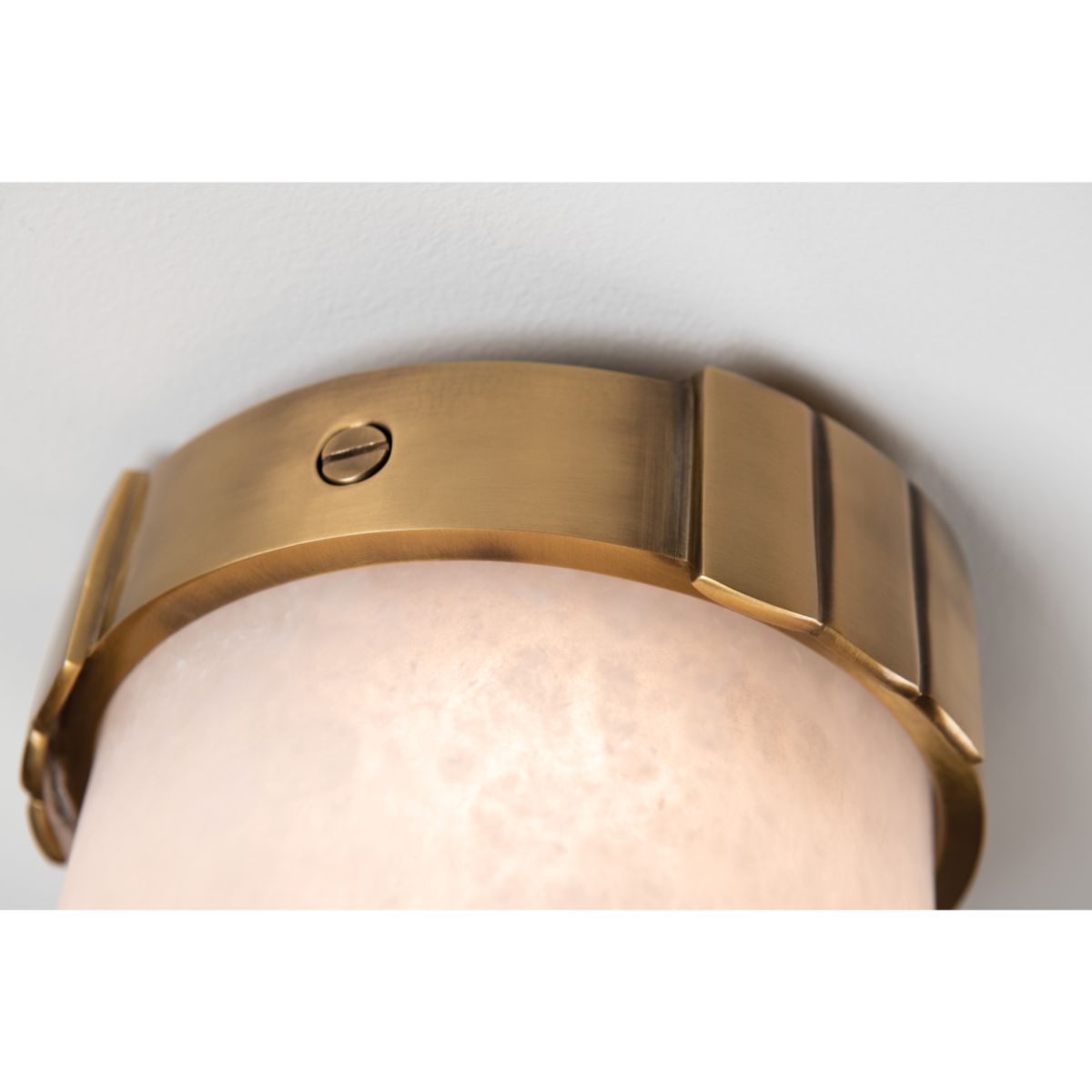 Beckett 6 in. LED Flush Mount Light Brass Finish