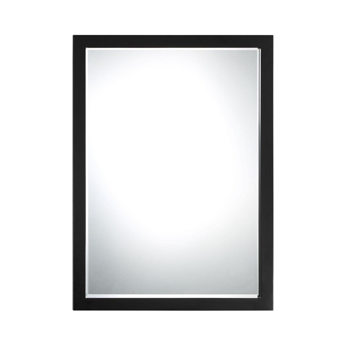 Paradox 33 In. X 24 In. Wall Mirror Black Finish - Bees Lighting