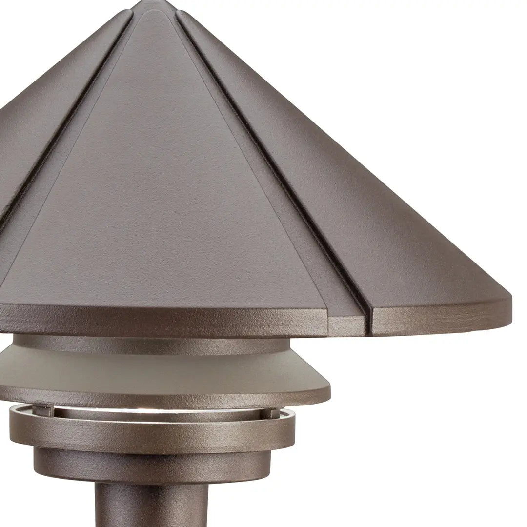 Six Groove Large One Tier Path Light