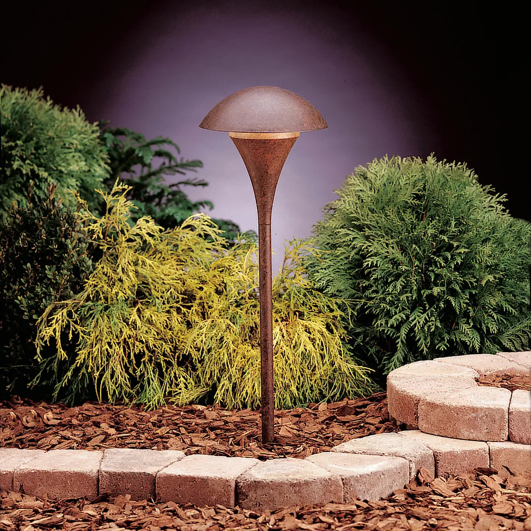 120V Landscape Path & Spread Light Textured Tannery Bronze