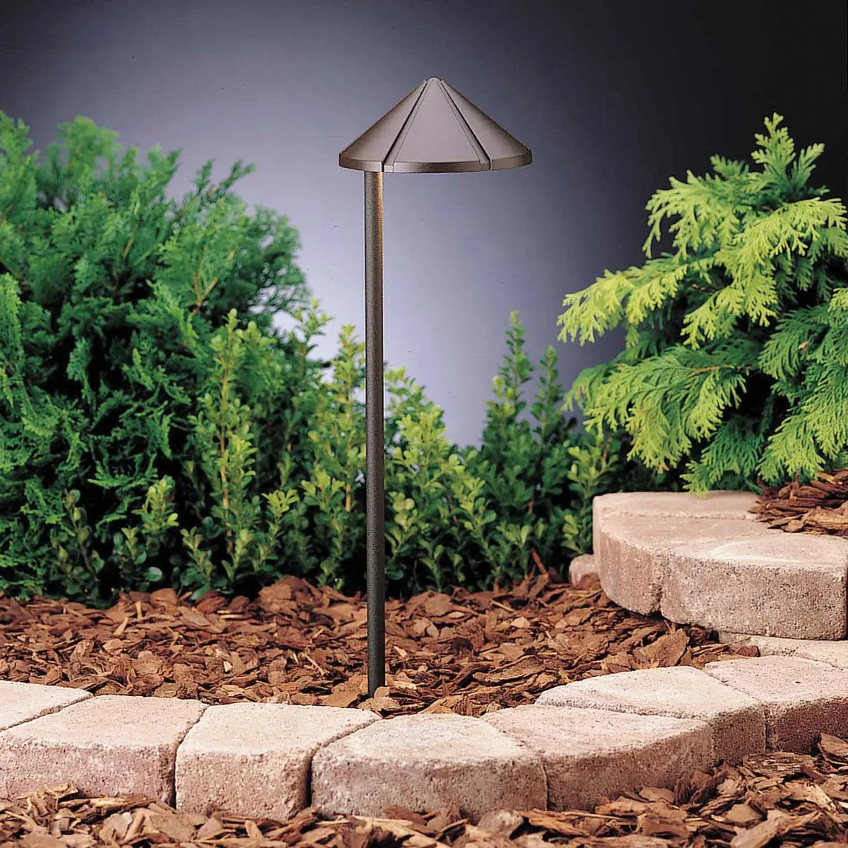 12V Side Mount Landscape Path Light Textured Architectural Bronze