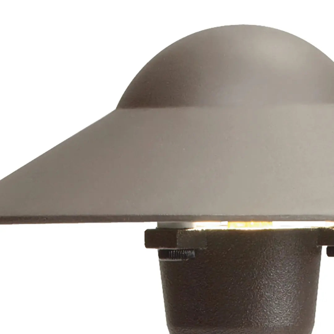 6" Dome Path Light, Textured Architectural Bronze