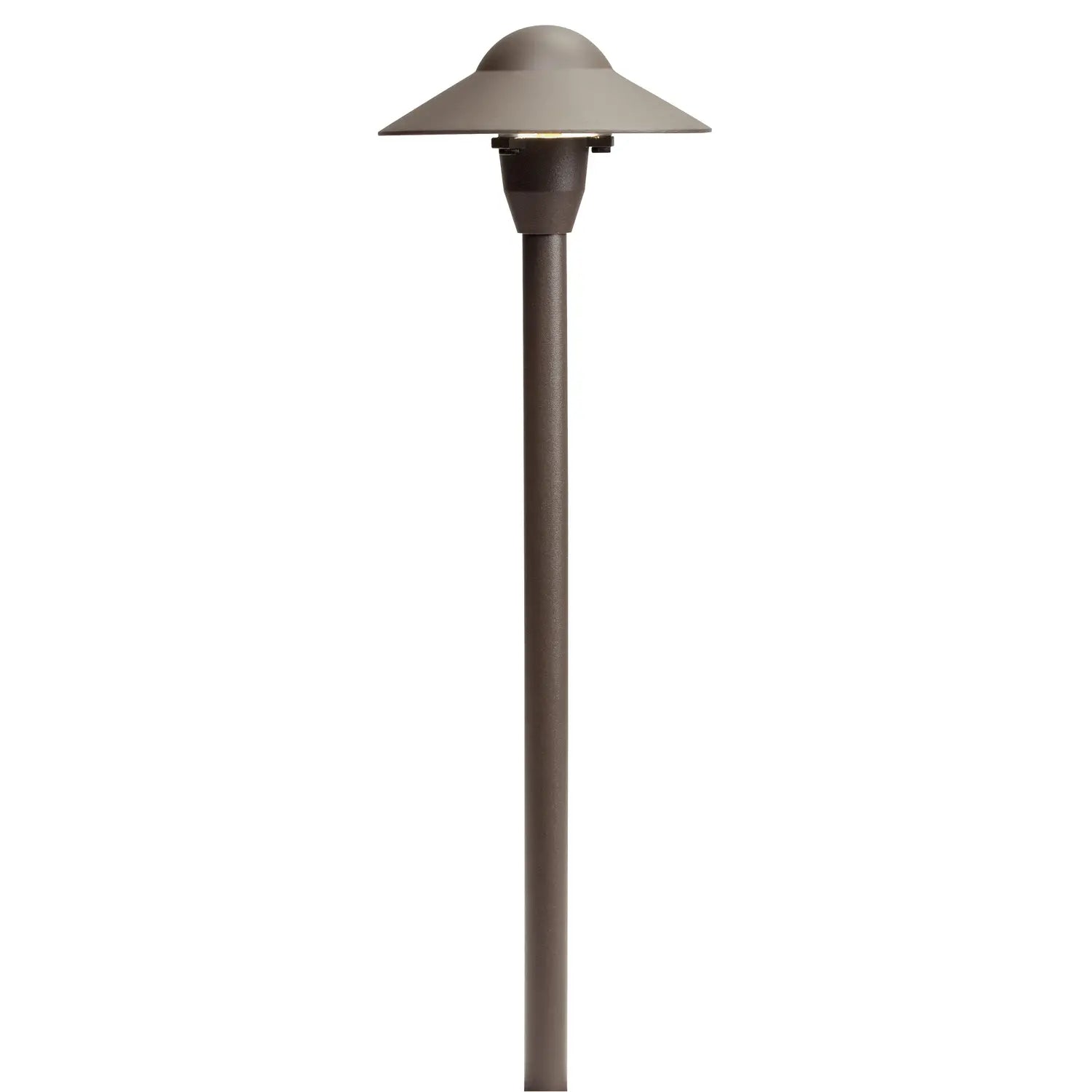 6" Dome Path Light, Textured Architectural Bronze