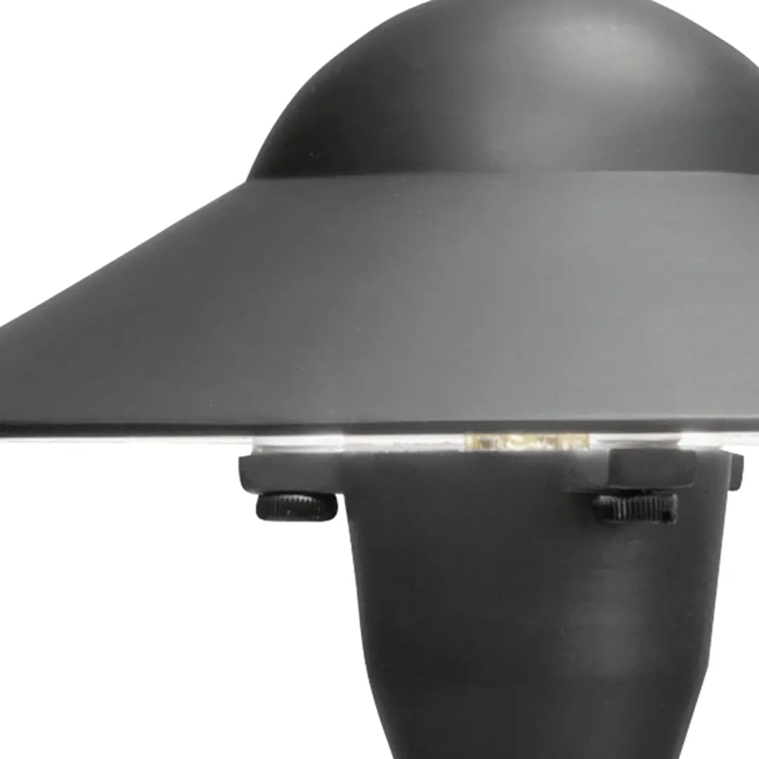 12V 6" Dome Landscape Path Light Textured Black