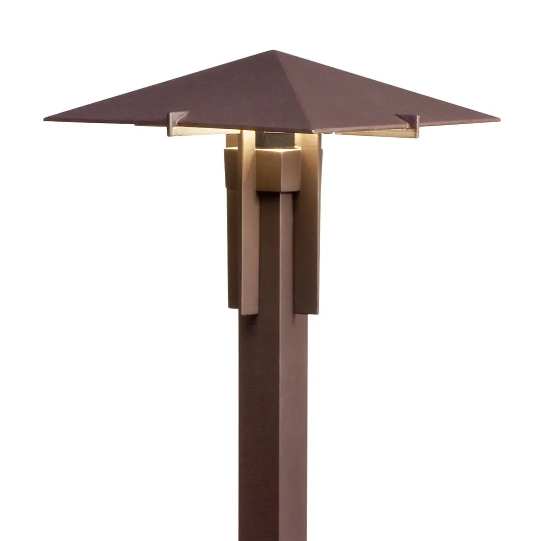 2W 160 Lumens LED Forged Path Light 2700K Textured Architectural Bronze