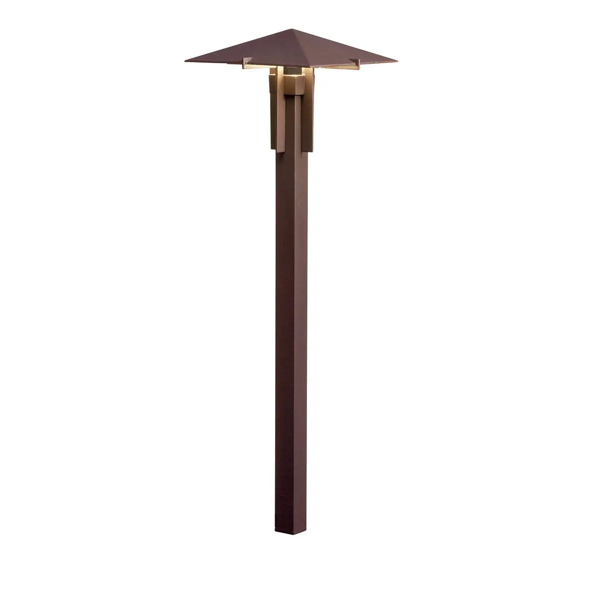 2W 160 Lumens LED Forged Path Light 3000K Textured Architectural Bronze