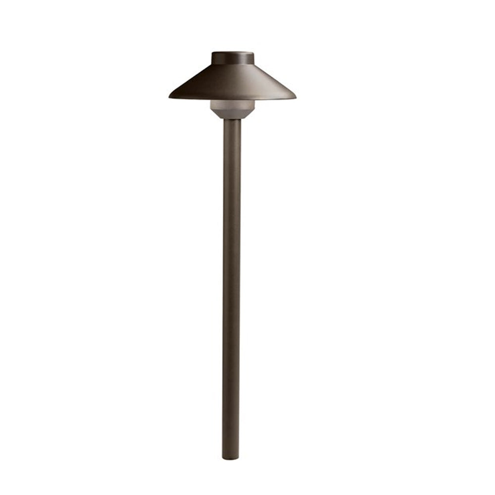 12V 3W 250 Lumens CBR LED Integrated Path Light 2700K Textured Architectural Bronze