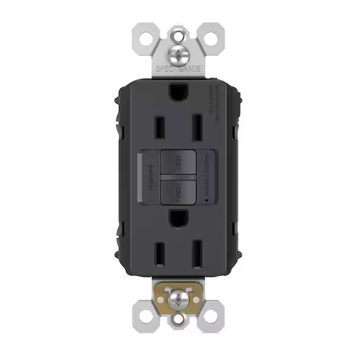 radiant Tamper-Resistant 15A Duplex Self-Test GFCI Receptacle