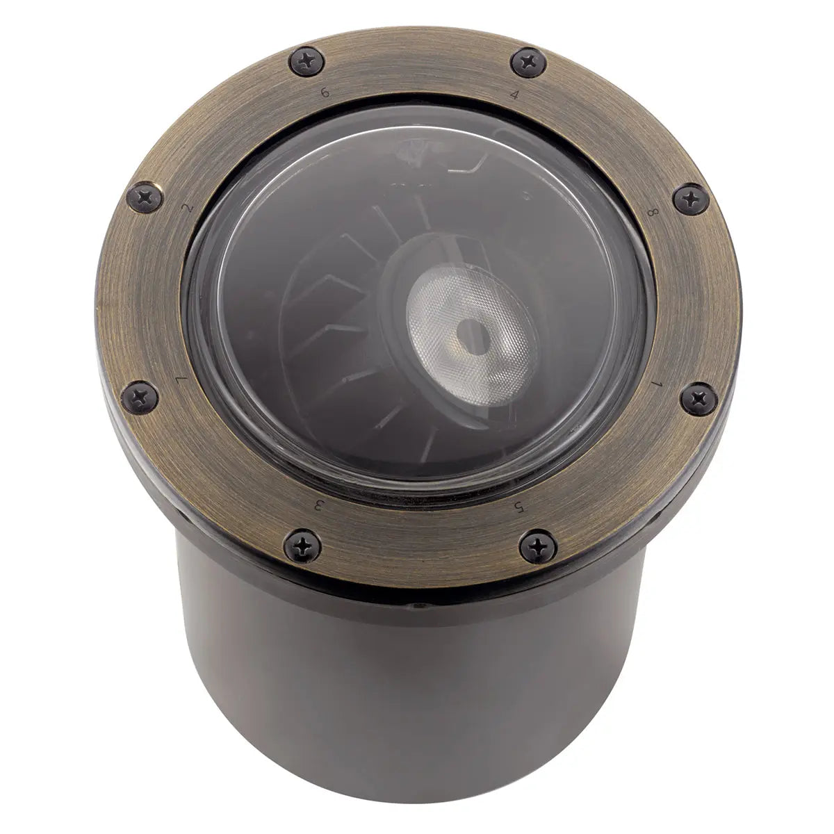 VLO LED In-Ground Landscape Light 35 Degree 2700K Centennial Brass