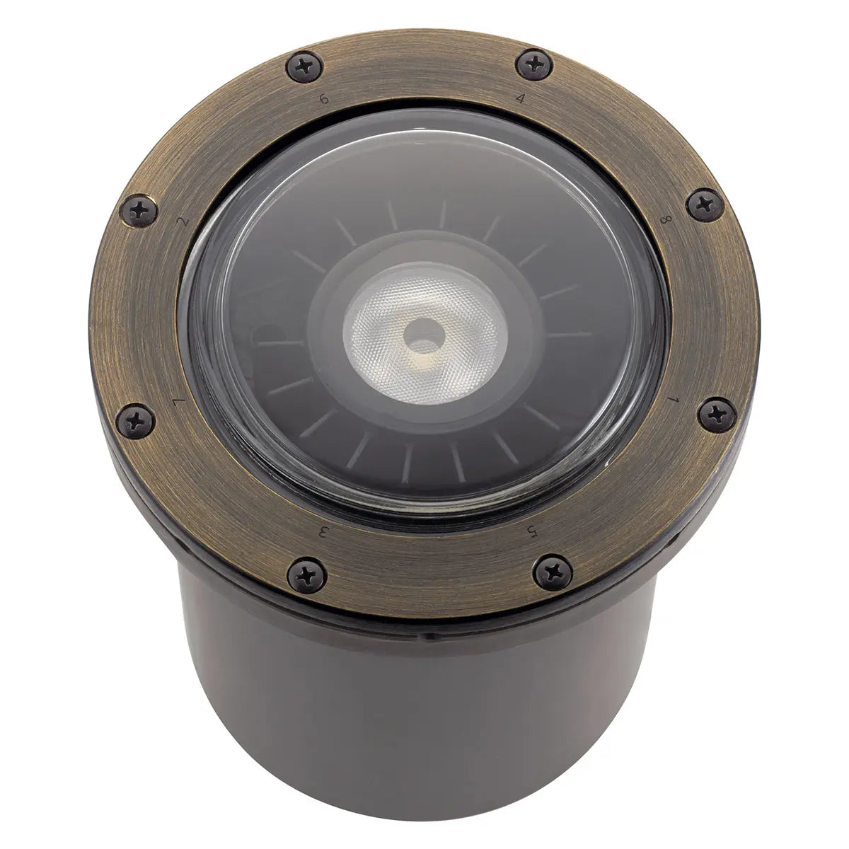 VLO LED In-Ground Landscape Light 35 Degree 2700K Centennial Brass