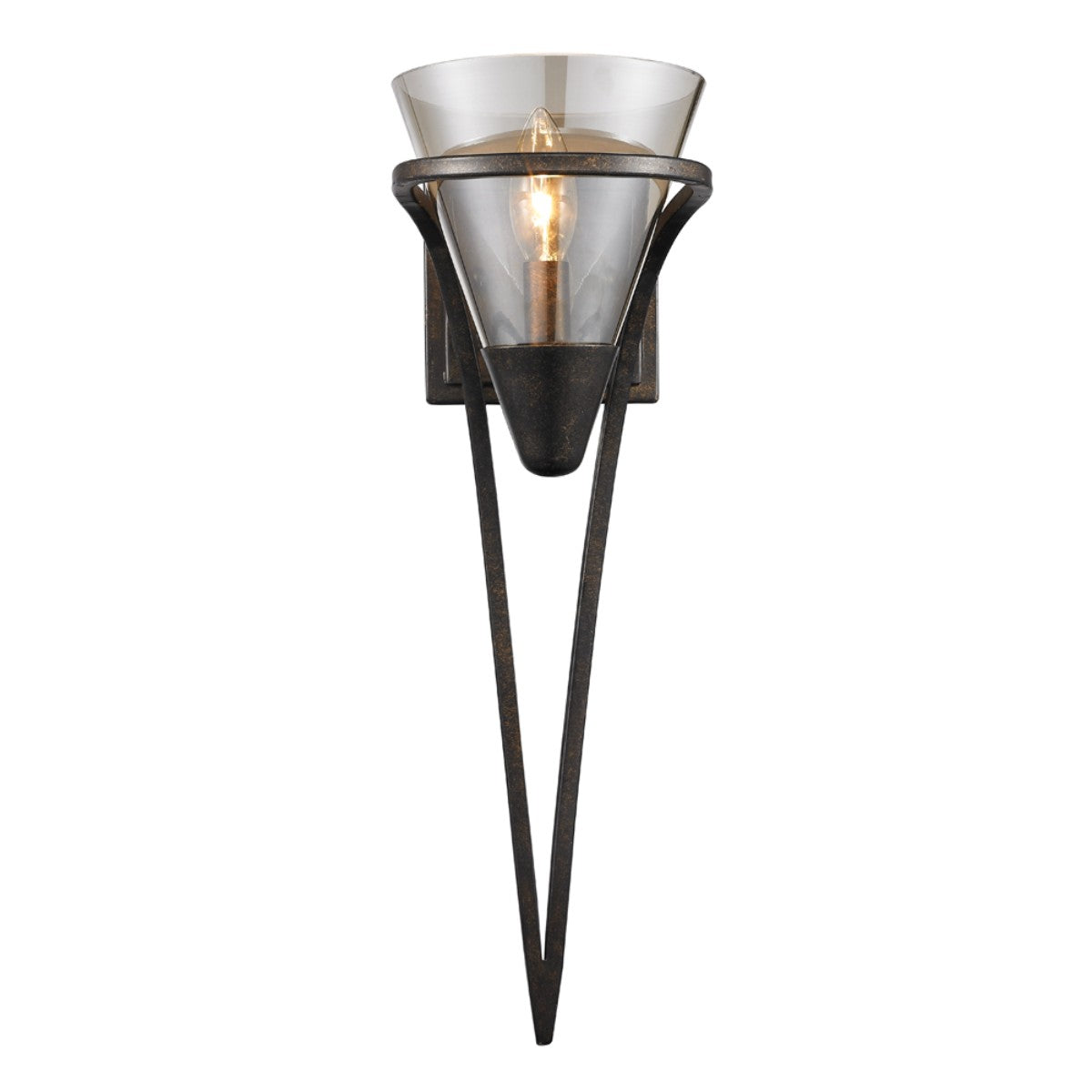 Olympia 20 in. Armed Sconce Burnt Sienna Finish