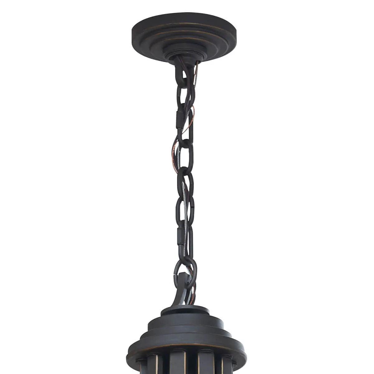 Hendrik 42" 15-Light Chandelier Multi-Tier with Satin etched umber Glass, Olde bronze Finish