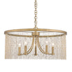 Marilyn 5 lights 25 in. Chandelier Gold finish - Bees Lighting