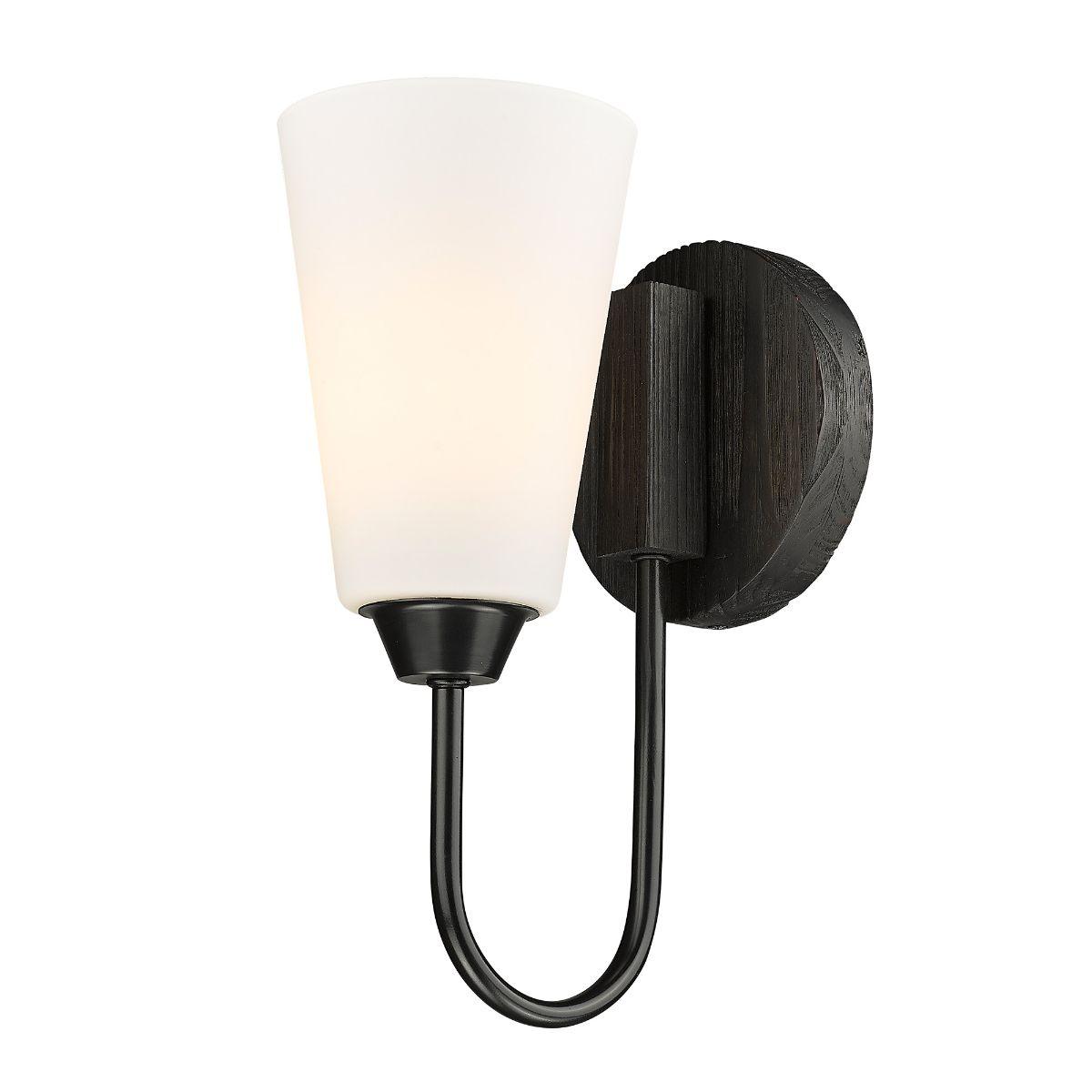 Neela 13 in. Wall Sconce Matte Black Finish - Bees Lighting