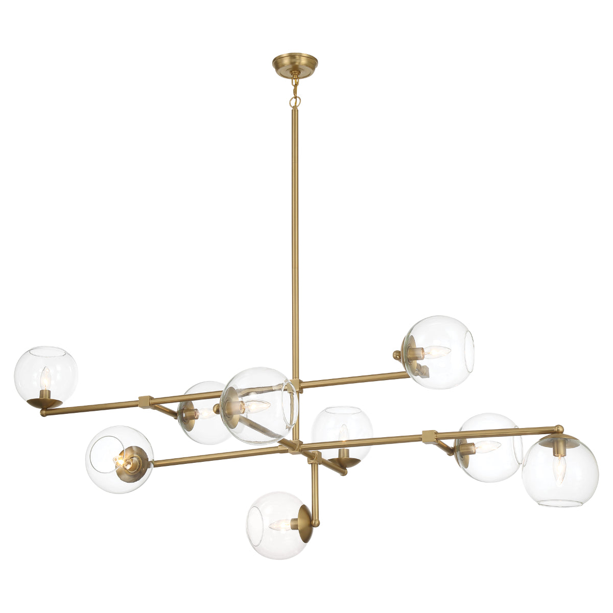 Millikan 64" 9 Lights Pendant Light Gold Finish - Bees Lighting