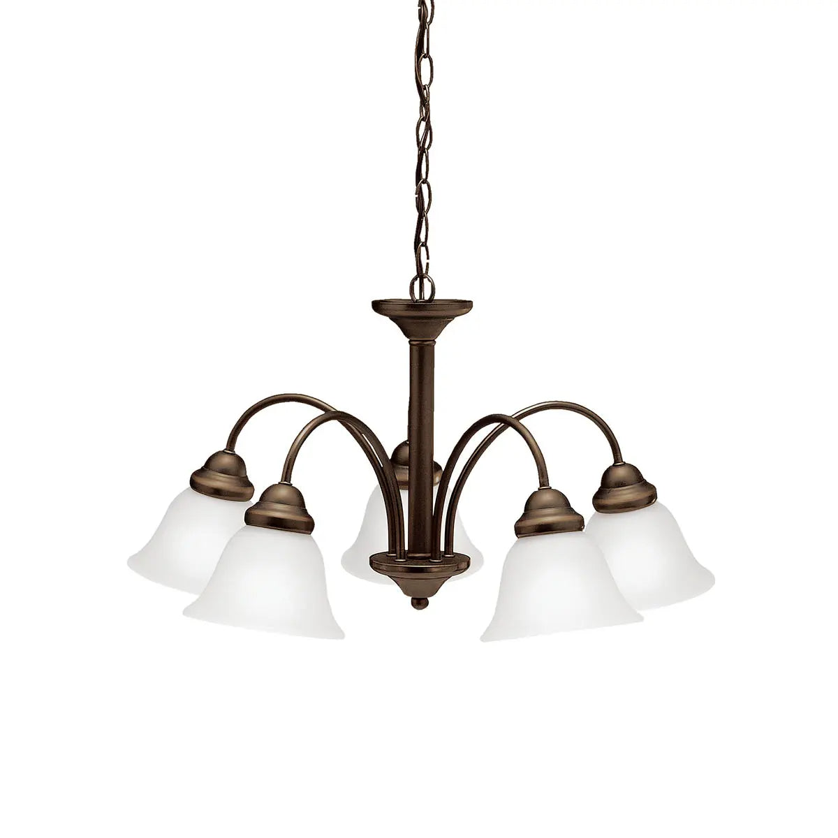 Wynberg 25" 5-Light Chandelier, Olde Bronze Finish - Bees Lighting