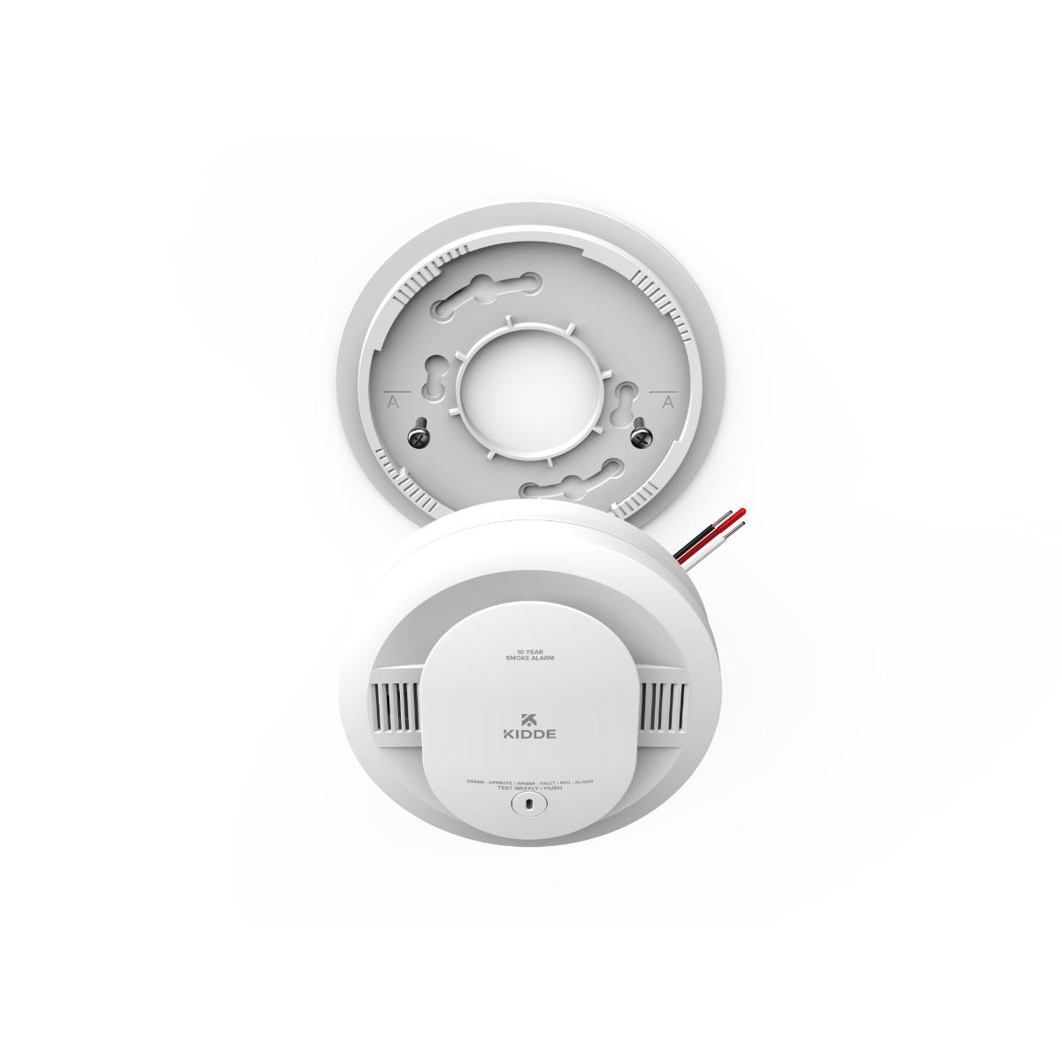 Detect Hardwired+10-Year Battery Backup Smoke Detector, Voice Alerts