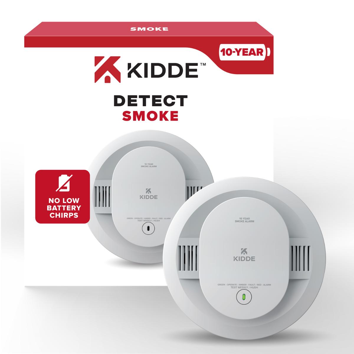 Detect 10-Year Battery Powered Smoke Detector