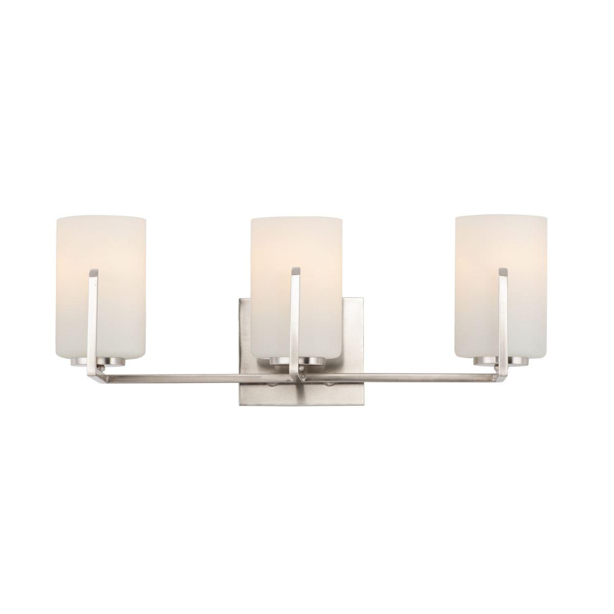 Dart 21 in. 3 Lights Vanity Light Satin Nickel Finish - Bees Lighting