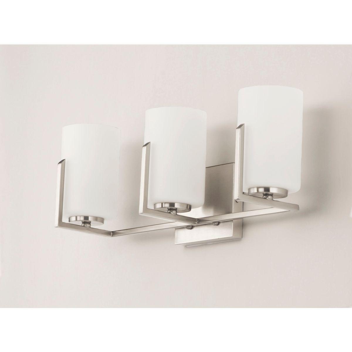 Dart 21 in. 3 Lights Vanity Light Satin Nickel Finish - Bees Lighting