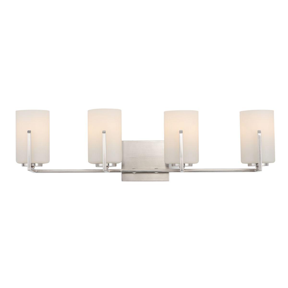 Dart 30 in. 4 Lights Vanity Light Satin Nickel Finish - Bees Lighting