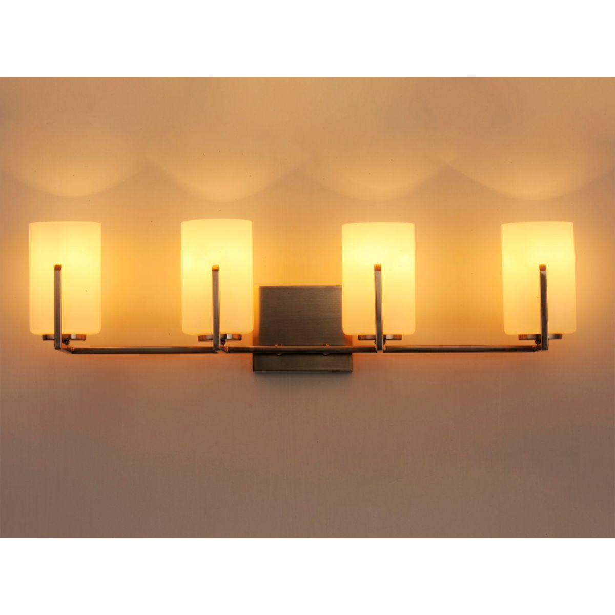 Dart 30 in. 4 Lights Vanity Light Satin Nickel Finish - Bees Lighting